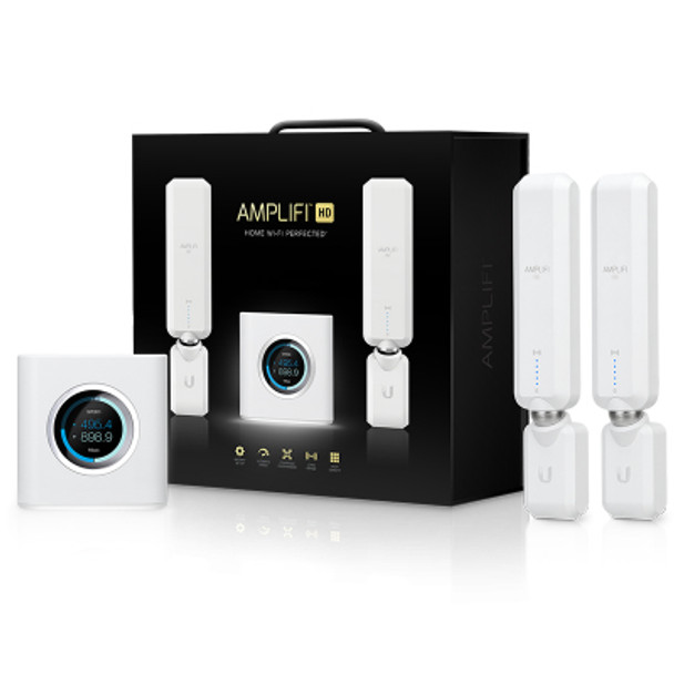 Ubiquiti Networks AmpliFi HD Dual-band (2.4 GHz / 5 GHz) Gigabit Ethernet White wireless router