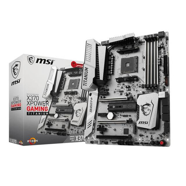 MSI X370 XPOWER GAMING TITANIUM Socket AM4/ AMD X370/ DDR4/ SATA3&USB3.1/ 3-Way CrossFireX & 2-Way SLI/ M.2&U.2/ A&GbE/ ATX Motherboard