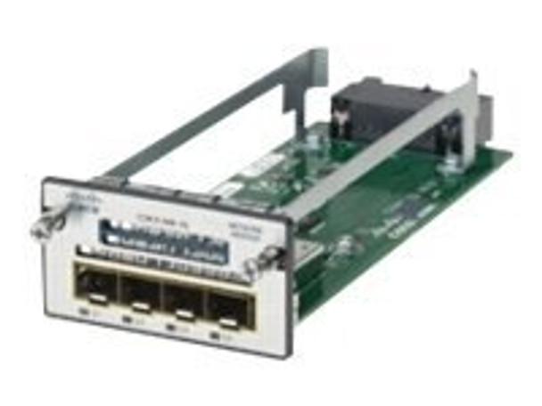 CISCO C3KX-NM-1G Network Module Gigabit Ethernet 4 Ports For Catalyst 3560x-24, 3560x-48, 3750x-12, 3750x-24, 3750x-48