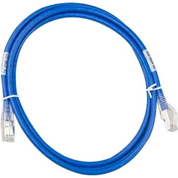 CBL-NTWK-0605 Supermicro RJ45 Cat6a 550MHz Rated Blue 6 FT Patch Cable 24AWG