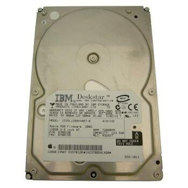 07N8150 IBM Deskstar 120GXP 123.5GB 7200RPM ATA-100 2MB Cache 3.5-inch Internal Hard Drive