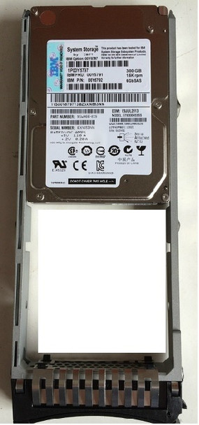IBM 00Y5797 300gb 15000rpm Sas 6gbps 2.5inch Hot Swap Hard Drive With Tray For Ibm Storwize V5000