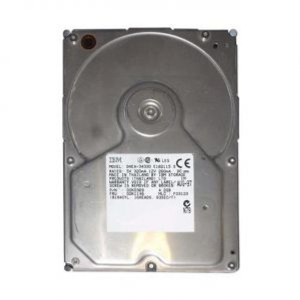 00K0369 IBM 4GB 5400RPM ATA 33 3.5 512KB Cache Hard Drive
