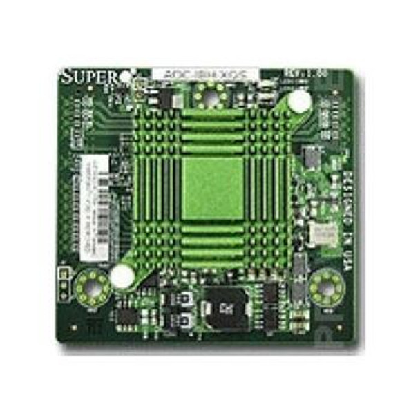 AOC-IBH-XQD SuperMicro InfiniBand Dual-Port 4x QDR 40Gbps Mezzanine HCA (Mellanox onnectX-2 chip)