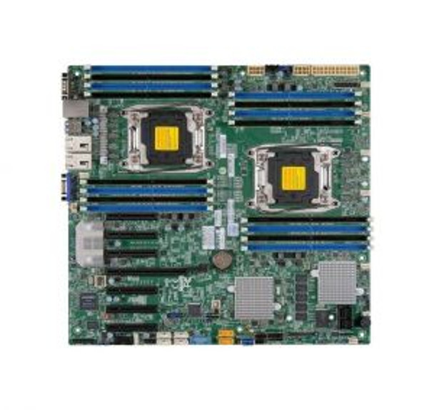 X10DRH-C SuperMicro Dual Socket R3 LGA 2011 Xeon E5-2600 v4 / v3 Intel C612 Chipset DDR4 16 x DIMM 10 x SATA 6Gbps E-ATX Server Motherboard