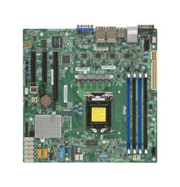 X11SSH-LN4F SuperMicro Socket H4 LGA 1151 Xeon E3-1200 v5 / v6 Intel C236 Chipset DDR4 4 x DIMM 8 x SATA 6Gbps micro-ATX Server Motherboard