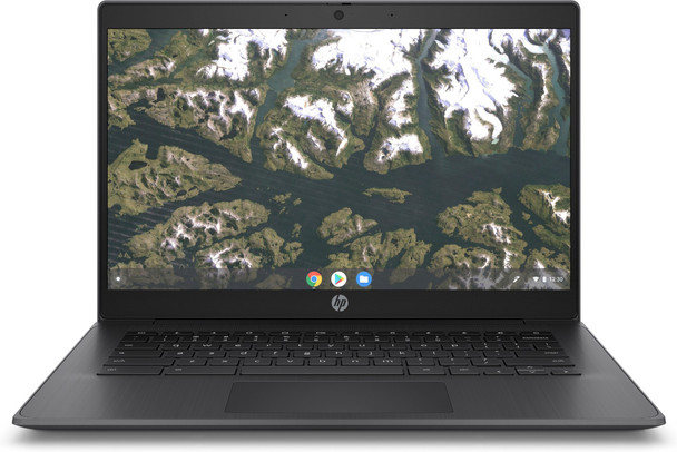 9TX94EA#ABU - 9TX94EA#ABU - HP Chromebook 14 G6 - Intel Celeron N4120 / 1.1 GHz - Chrome OS - UHD Graphics 600 - 4 GB RAM - 32 GB eMMC - 14" 1366 x 768 (HD) - Wi-Fi 5 - chalkboard grey - kbd: UK