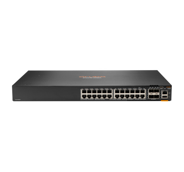 JL724A#ACC - JL724A#ACC - HPE Aruba 6200F 24G 4SFP+ Switch - Switch - L3 - Managed - 24 x 10/100/1000 (PoE+) + 4 x 1 Gigabit / 10 Gigabit SFP+ - rack-mountable