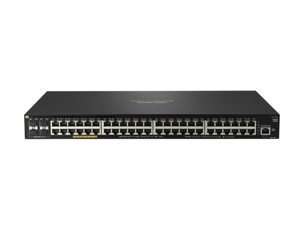 JL558A#ACC - JL558A#ACC - HPE Aruba 2930F 48G PoE+ 4SFP+ - Switch - L3 - Managed - 48 x 10/100/1000 (PoE+) + 4 x 1 Gigabit / 10 Gigabit SFP+ (uplink) - rack-mountable - PoE+ (740 W)