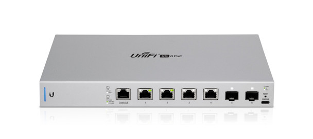 US-XG-6POE , Ubiquiti UniFi US-XG-6POE network switch Managed 10G Ethernet (100/1000/10000) Power over Ethernet (PoE) 1U Grey