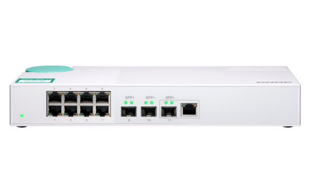 QSW-308-1C , QNAP QSW-308-1C network switch Unmanaged Gigabit Ethernet (10/100/1000) White
