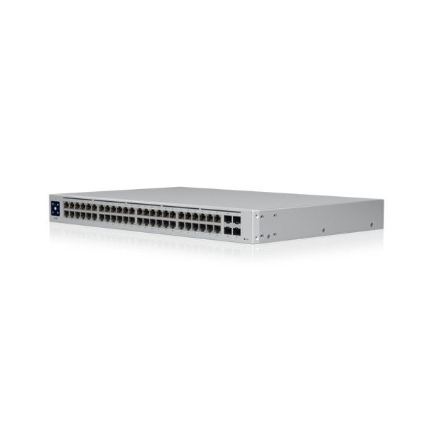 USW-48-POE , Ubiquiti UniFi USW-48-POE network switch Managed L2 Gigabit Ethernet (10/100/1000) Power over Ethernet (PoE) 1U Stainless steel