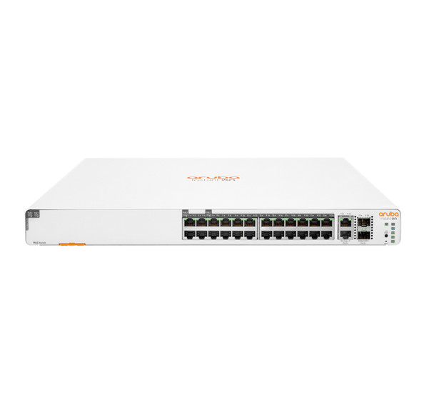 JL807A#ACC , HPE Aruba Networking Aruba Instant On 1960 24G 20p Class4 4p Class6 PoE 2XGT 2SFP+ 370W Managed L2+ Gigabit Ethernet (10/100/1000) Power over Ethernet (PoE) 1U White - JL807A#ACC