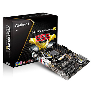 ASRock 990FX EXTREME9 Socket AM3+/ AMD 990FX/ Quad CrossFireX Quad SLI/  A&GbE/ ATX Motherboard