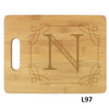 Stately Initial Cutting Board