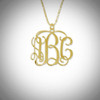 Monogram Necklace- Multiple Metals