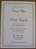 Nancy and Michael: Wedding Invitation