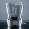 Colima Shot Glass - 10 fonts