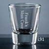 Colima Shot Glass - 10 fonts