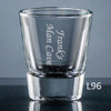 Colima Shot Glass - 10 fonts