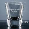 Palacio Shot Glass - 7 fonts