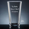 Iguala Pint Glass- 10 fonts