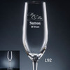 Matrimony Champagne Flute- 3 Fonts