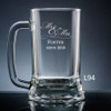 Matrimony Beer Mug Glass- 3 Fonts