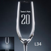 Numero Champagne Flute - 10 fonts