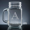 Sencillo Mason Jar Glass - 10 fonts