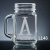 Sencillo Mason Jar Glass - 10 fonts