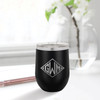 Diamond Monogram 12 Ounce Tumbler - multiple colors