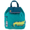 Alligator Quilted Backpack
