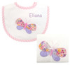 Butterfly Bib and Burp Cloth Set