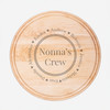 Family Round Maple Cutting Board with Groove