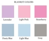 LOVE Blanket - Choose your color