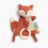 Crinkle Sensory Toy with Teether – fox