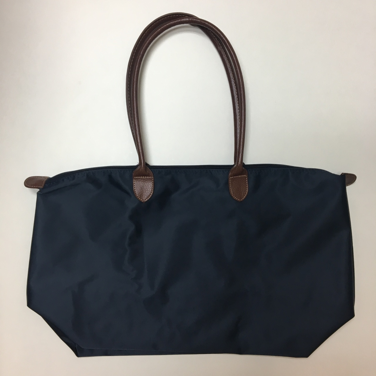 navy nylon tote
