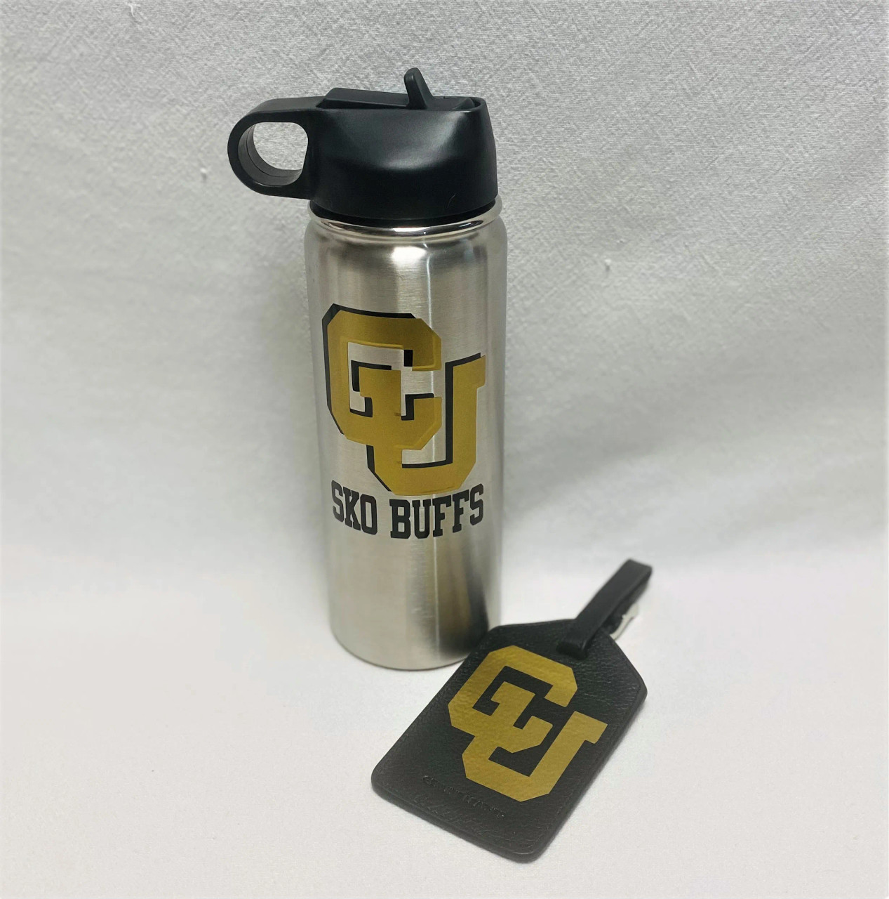 Customized & Personalized Gray Water Bottles