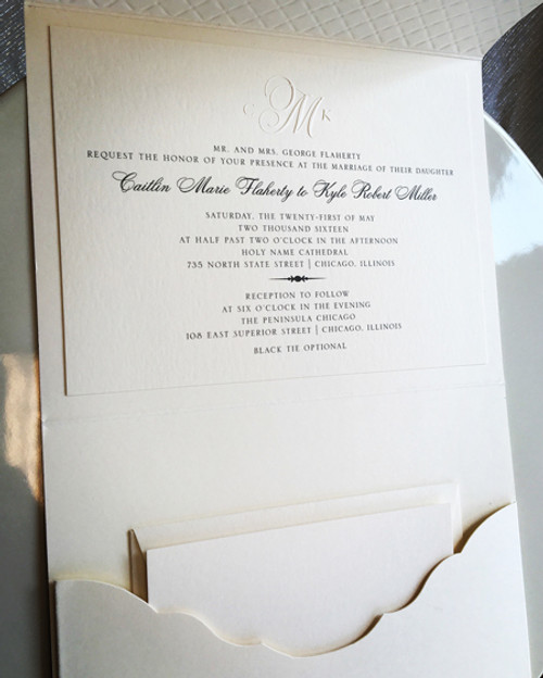 Caitlin and Kyle: Wedding Invitation