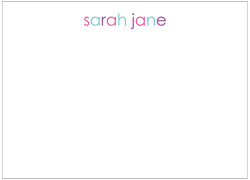 Sarah Jane Flat Note
