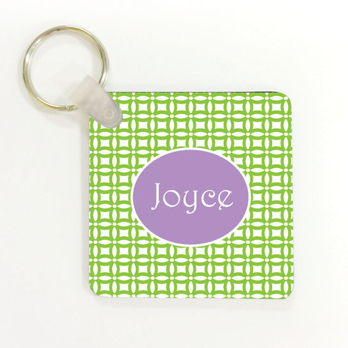 Multiburst Square Keychain