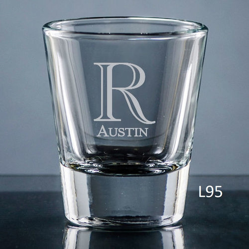 Fortaleza Shot Glass - 10 Fonts