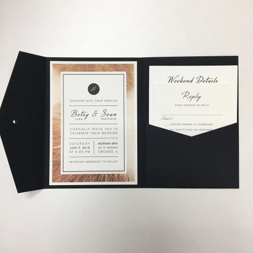 Betsy and Sean: Wedding Invitation