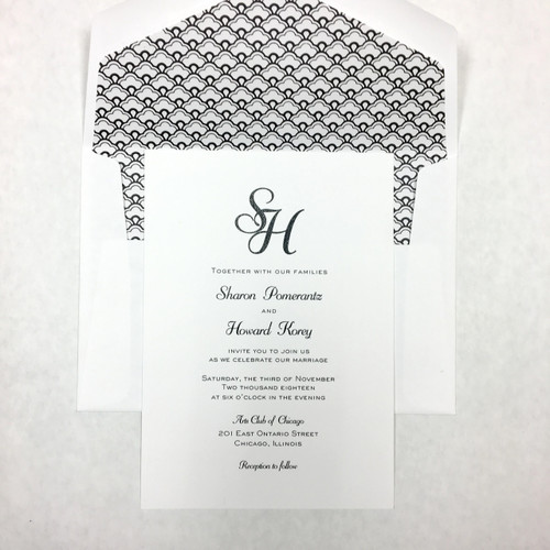 Sharon and Howard: Wedding Invitation