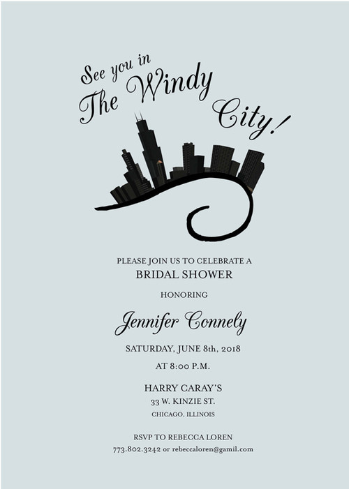 Windy City Invitation NoteworthyNotes