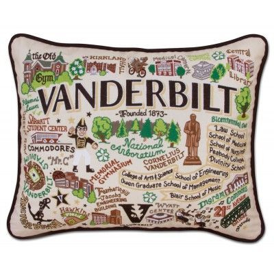 Vanderbilt University Cotton Pillow Case-vanderbilt Commodores 