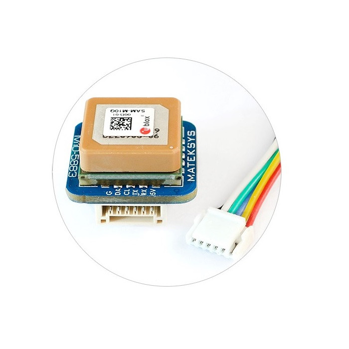 GepRC Mark 4 GPS Mount TPU. Matek M8Q-5883 TBS M8.2 BN-180 BN-220 BN - Foto 5