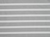 Stripe Grey Cotton Sheet Set - Single