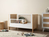 Aspiring Cot Toddler Bed Half Frame - White